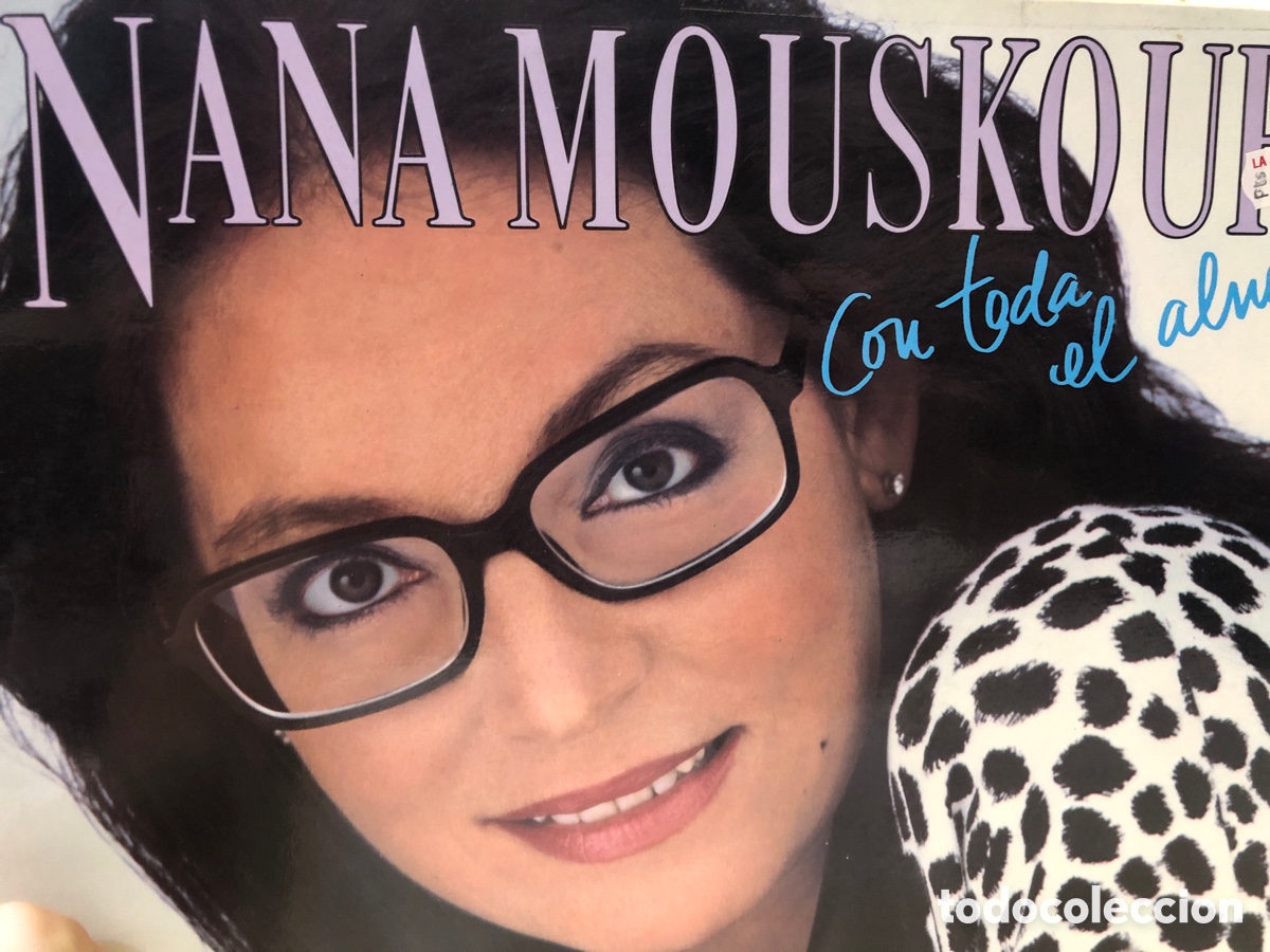 Disques de vinyle: LP Nana Mouskouri. Con toda el alma