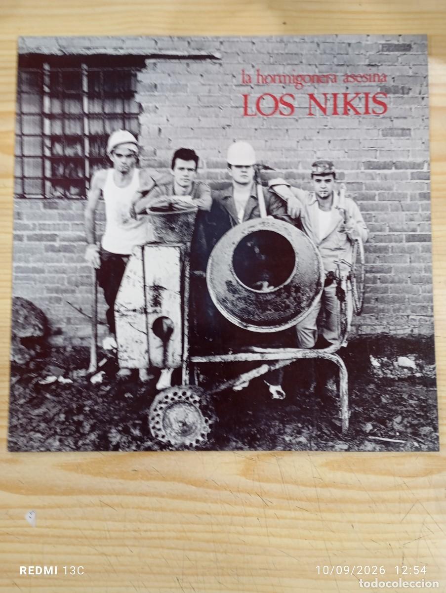 Discos de vinilo: Lp -Los Nikis &lrm;&ndash; La Hormigonera Asesina - 1&ordf; Edicion 1989 Vinilo Blanco - Excelente copia