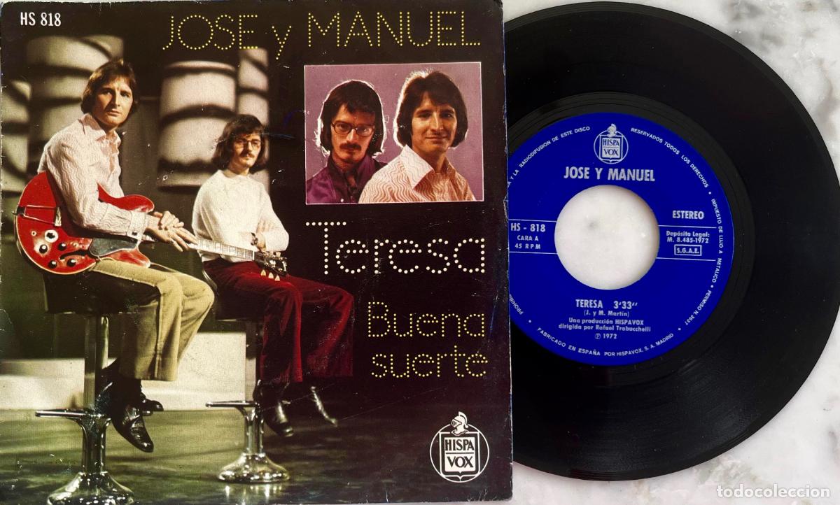 Discos de vinilo: JOSE Y MANUEL. TERESA. SINGLE ORIGINAL ESPA&Ntilde;A 1972