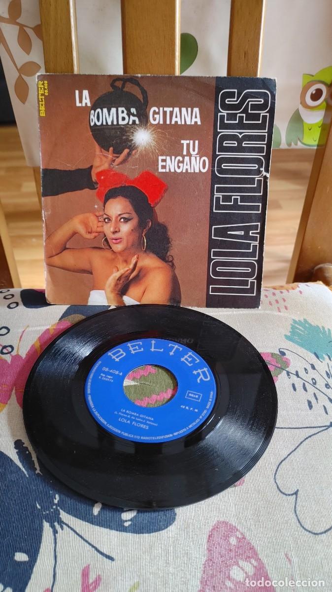 Discos de vinilo: LOLA FLORES-SINGLE LA BOMBA GITANA