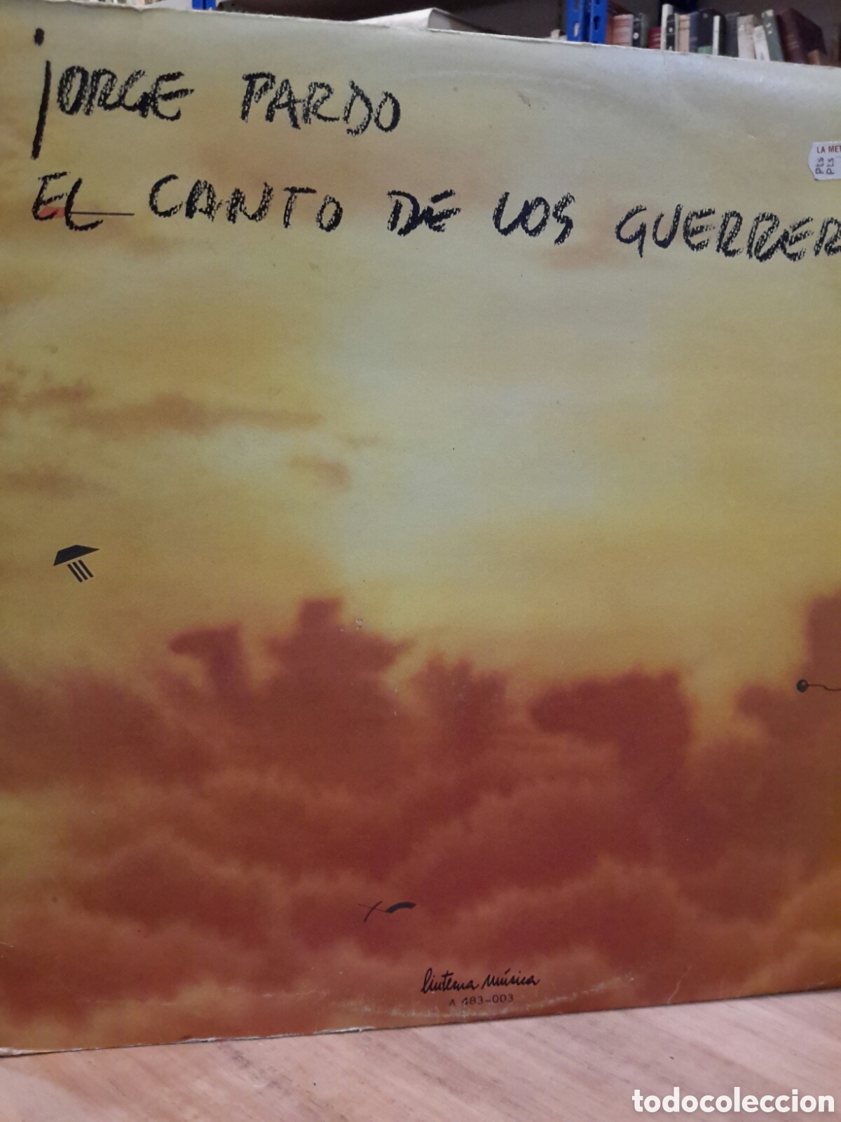 Disques de vinyle: LP Jorge Pardo. El canto de los guerreros