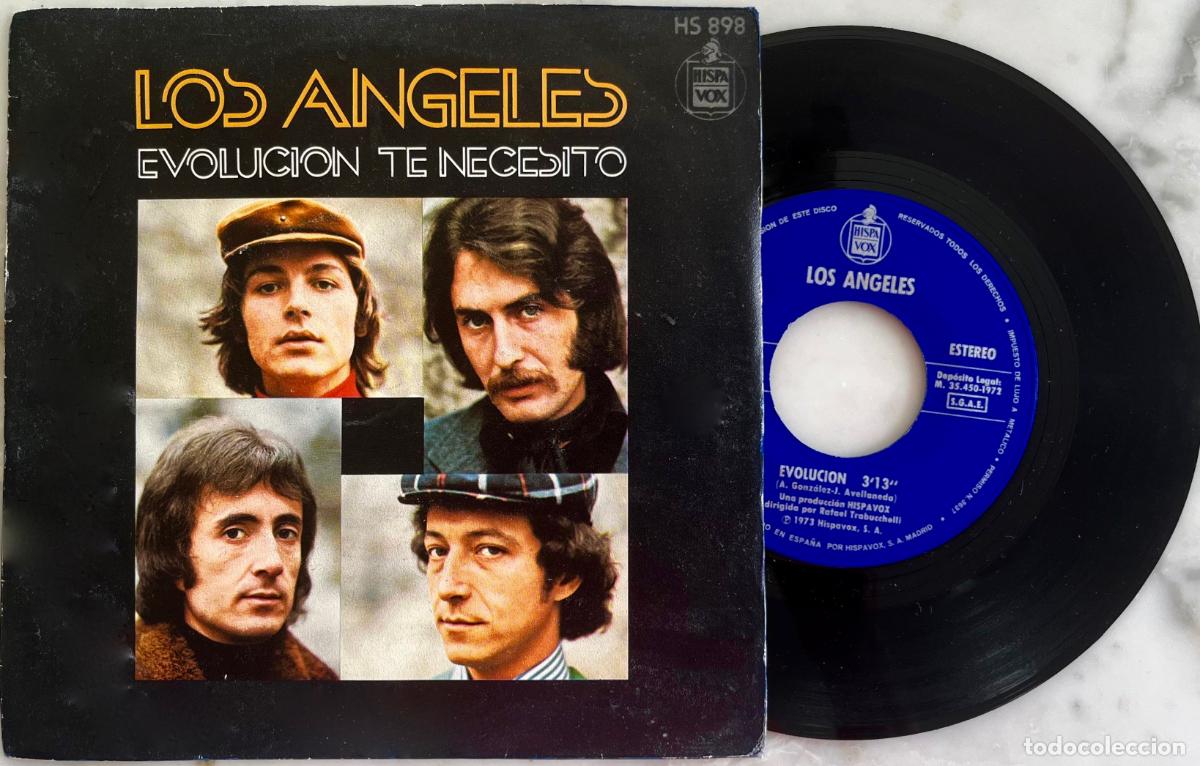 Discos de vinilo: LOS ANGELES. EVOLUCION. SINGLE ORIGINAL ESPA&Ntilde;A 1972