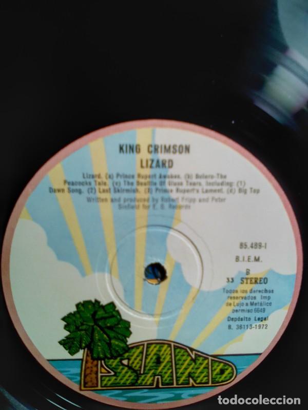 Discos de vinilo: King Crimson &lrm;&ndash; Lizard 1975 Spain - Foto 4