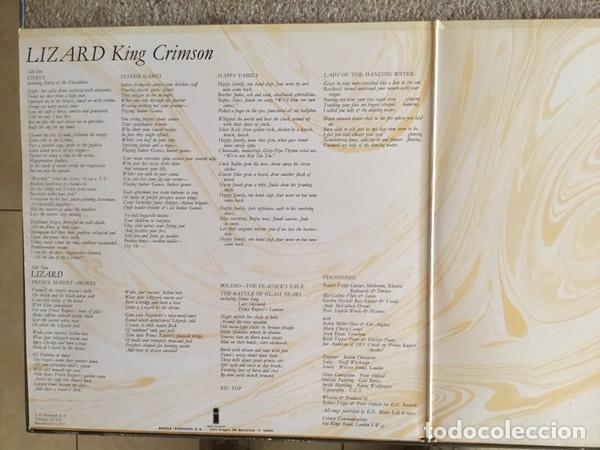 Discos de vinilo: King Crimson &lrm;&ndash; Lizard 1975 Spain - Foto 5