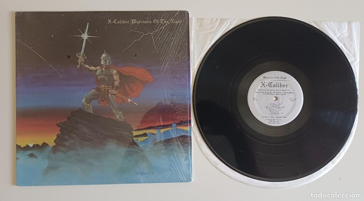 Discos de vinilo: X-CALIBER warriors of the night LP MEGARARO ORIGINAL U.S.A. 1986 PRIVATE PRESS NEAR MINT