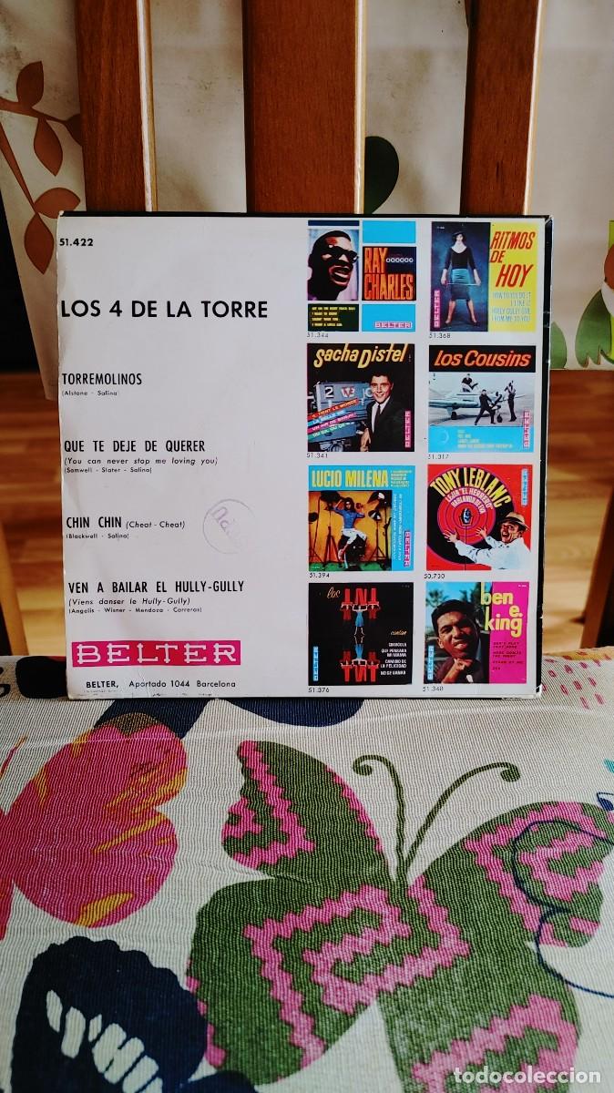 Discos de vinilo: LOS 4 DE LA TORRE-EP TORREMOLINOS +3 - Foto 2