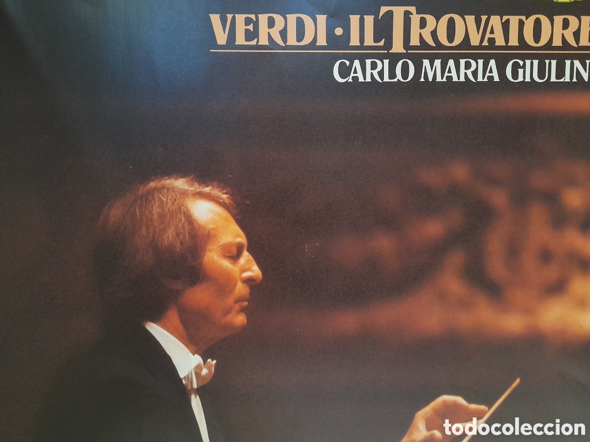 Vinyl-Schallplatten: LP Verdi. Il Trovatore. Carlo Maria Giulini
