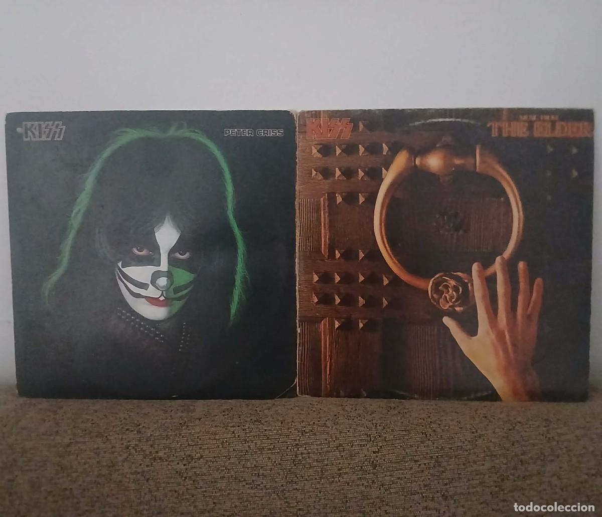 Discos de vinilo: LOTE CON 2 VINILOS DE KISS - LPS PETER CRISS SOLO ALBUM + THE ELDER