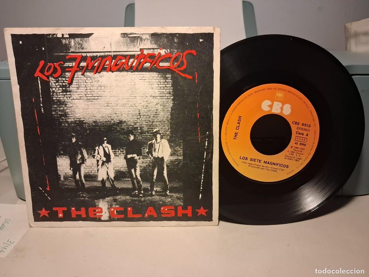 Discos de vinilo: SG THE CLASH : THE MAGNIFICENT SEVEN (EXCELENTE SONIDO)