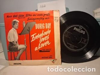 Discos de vinilo: SG DORIS DAY : EVERYBODY LOVES A LOVER