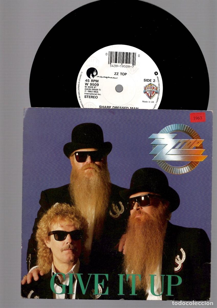 Discos de vinilo: SINGLE ZZ TOP GIVE IT UP. WEA 1990