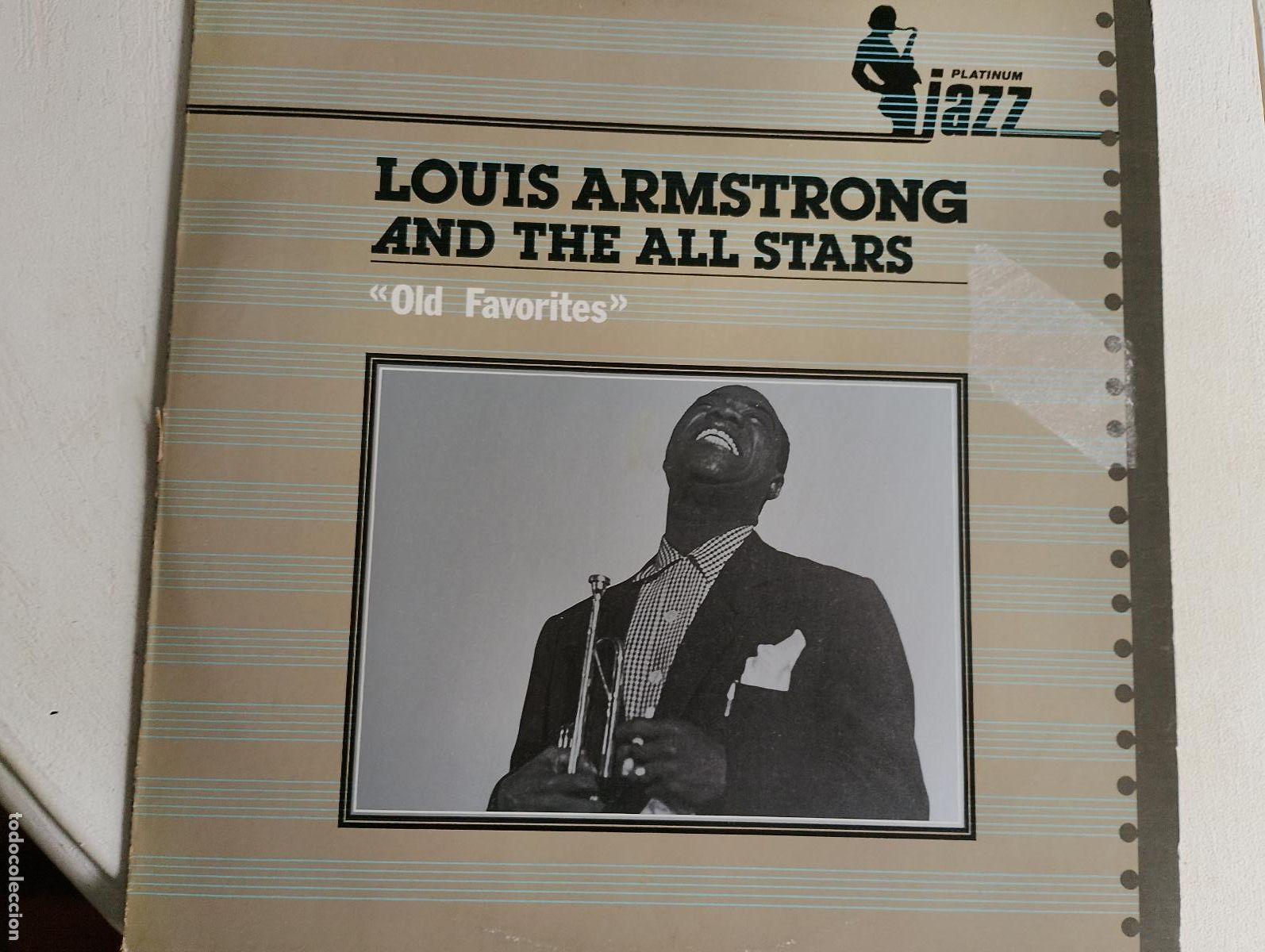 Discos de vinilo: Jazz, Blues Louis Armstrong And The All Stars &lrm;&ndash; Old Favorites, ed espa&ntilde;ola,1982,