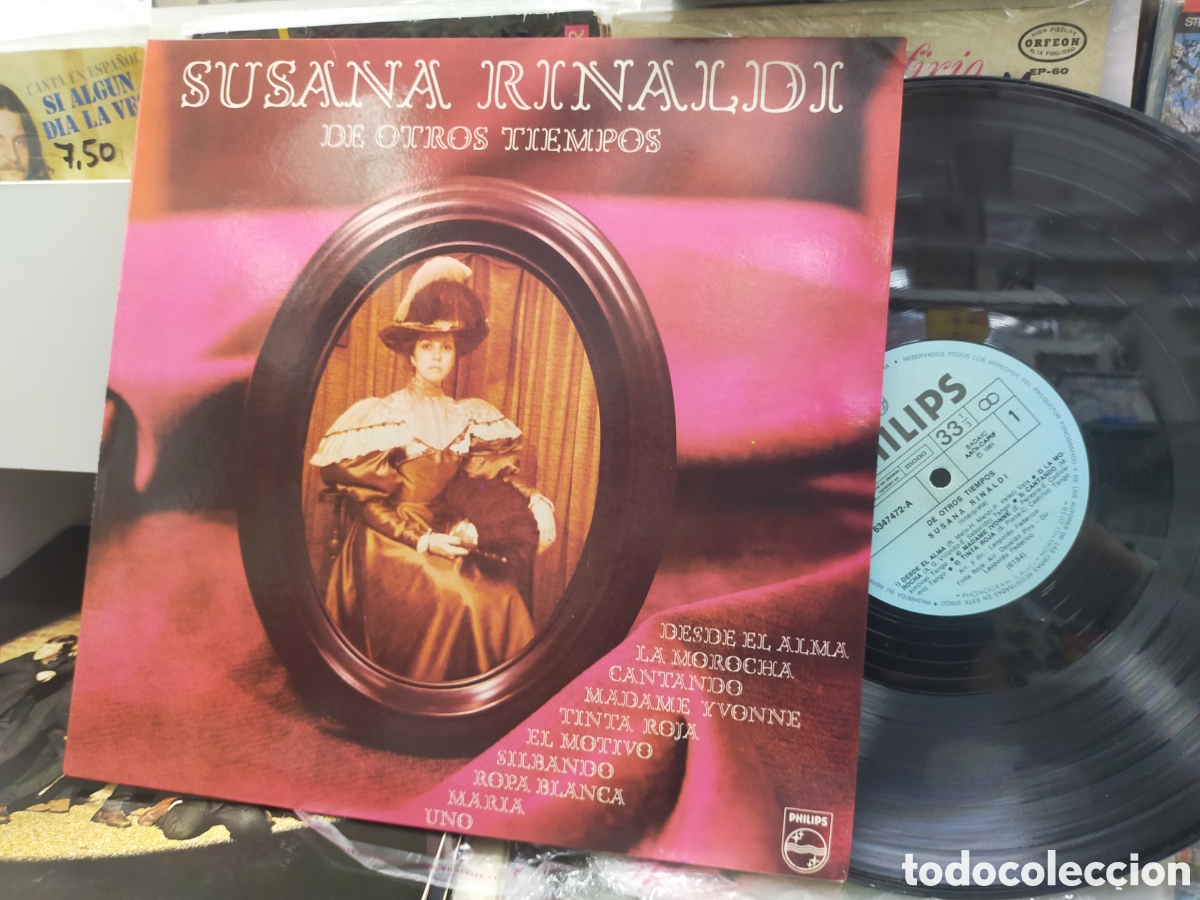 Discos de vinilo: Susana rinaldi LP de otros tiempos carpeta doble argentina