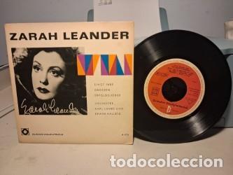 Discos de vinilo: EP ZARAH LEANDER : SINGT IHRE GROSSEN ERFOLGELIEDER