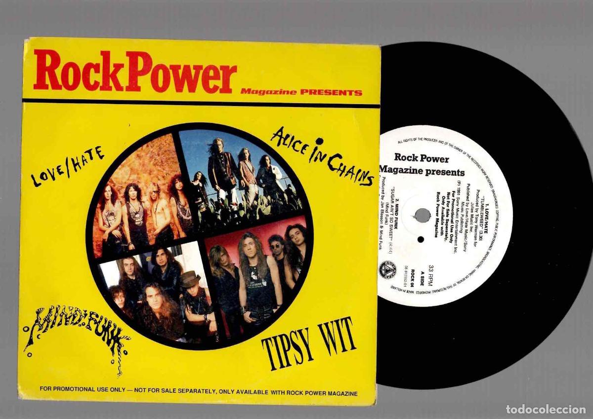 Discos de vinilo: SINGLE ROCK POWWR MAGAZINE. PROMOCIONAL. SONY 1991