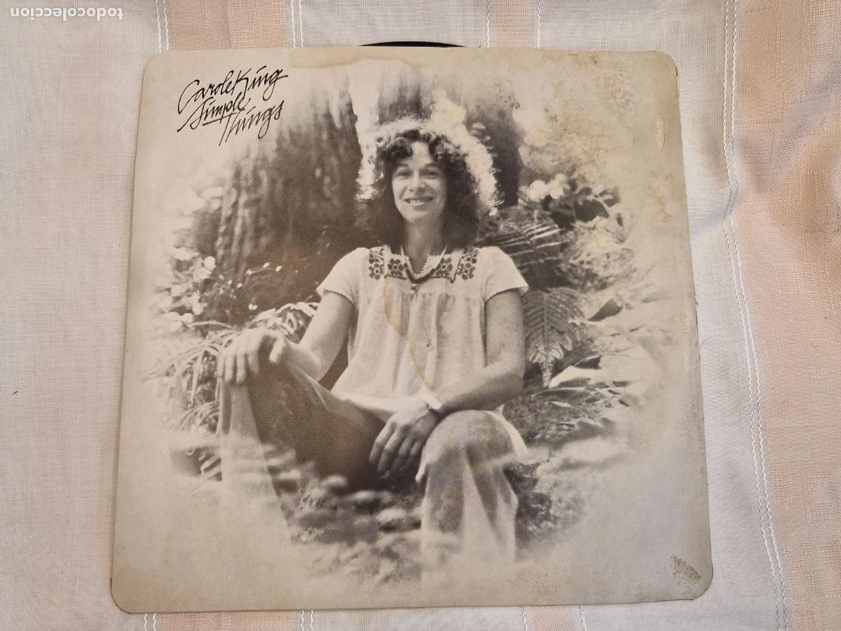 Discos de vinilo: SINGLE. CAROLEKING SIMPLE THINGS. HERE WE ARE IN TIME ALONE.