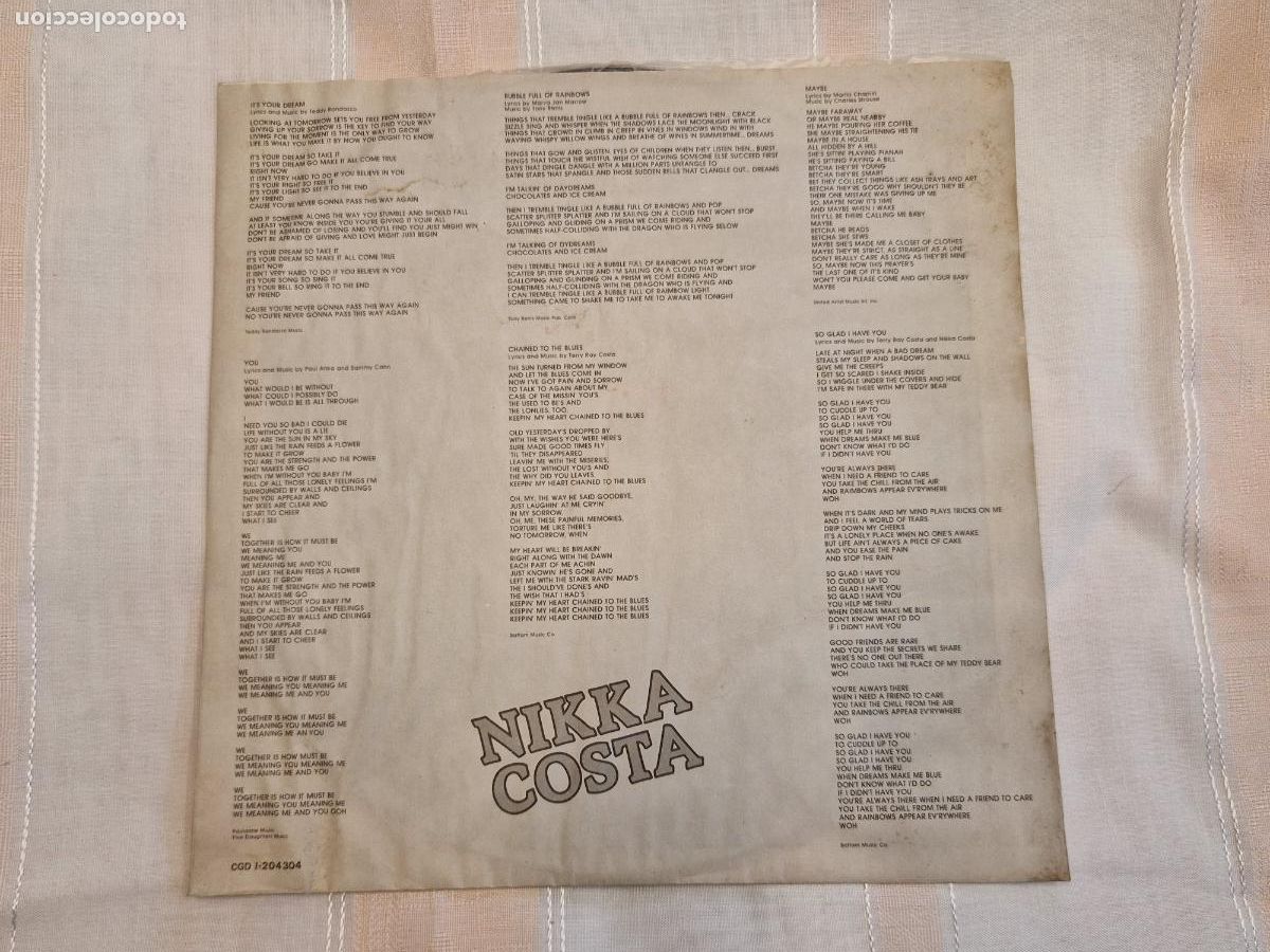 Discos de vinilo: SINGLE. NIKKA COSTA. WHAT WOULD I BE WITHOUT.