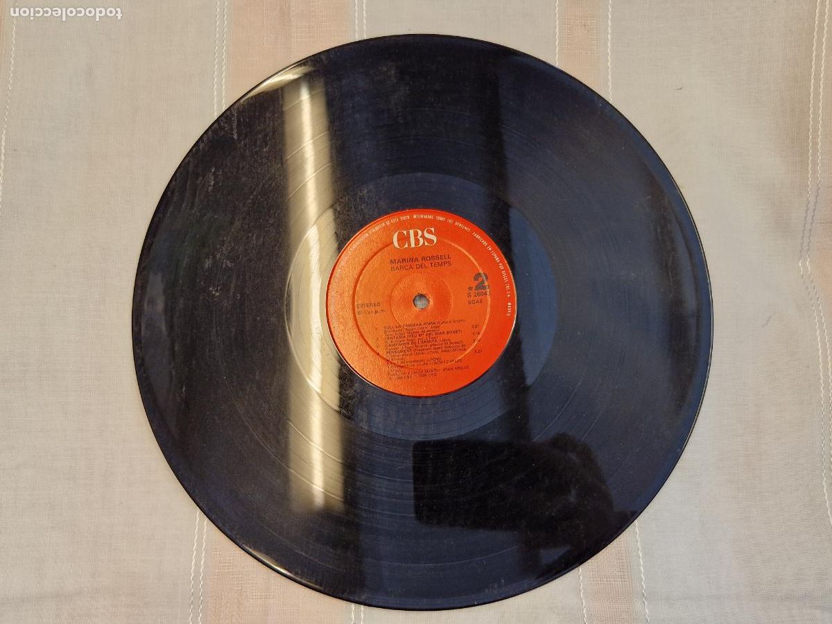Discos de vinilo: SINGLE. MARINA ROSSELL. BARCA DEL TEMPS. CULL LA PRIMERA POMA