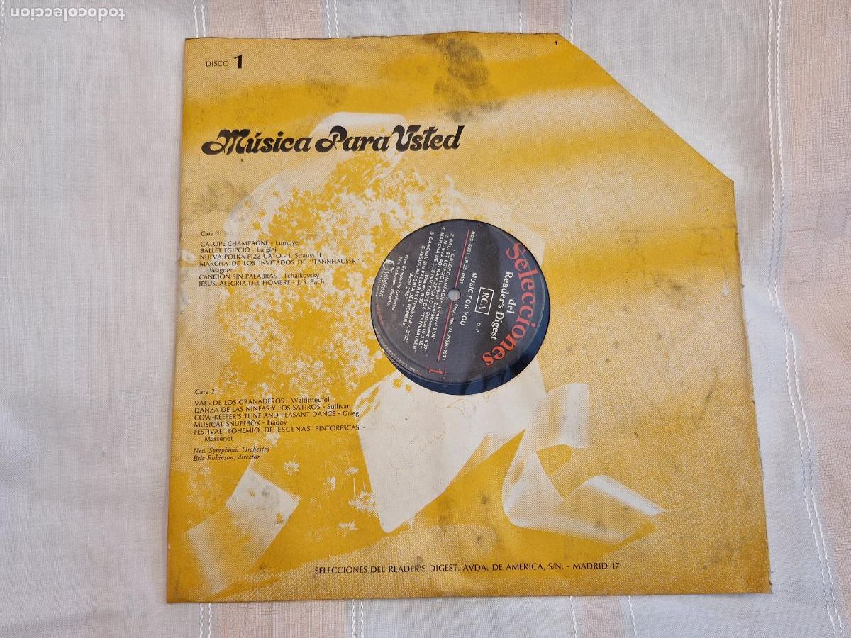 Discos de vinilo: SINGLE. MUSICA PARA USTED. SLECCIONES DEL READER'S DIGEST. GALOPE CHAMPAGNE. N1