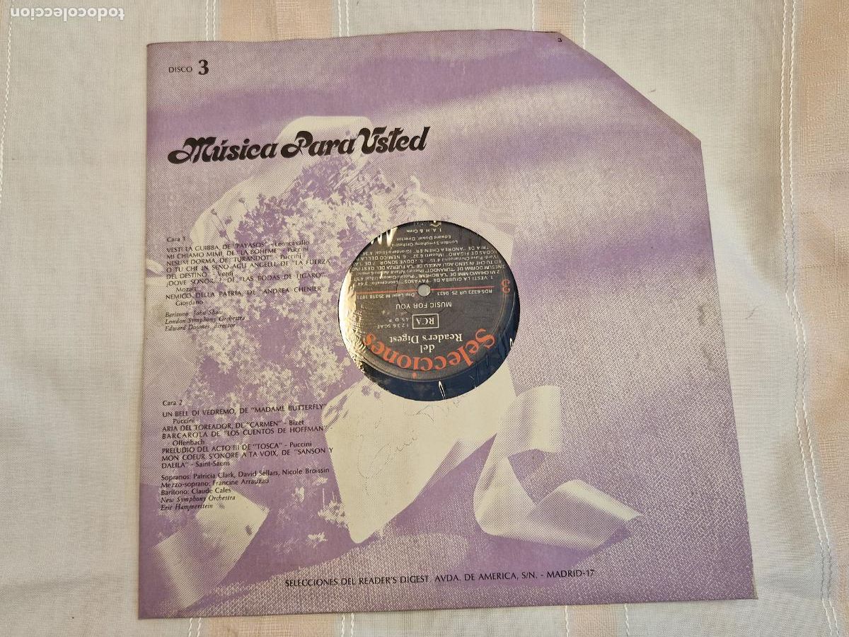 Discos de vinilo: SINGLE. MUSICA PARA USTED. SLECCIONES DEL READER'S DIGEST. VESTI GUIBBA DE PAYASOS. N3