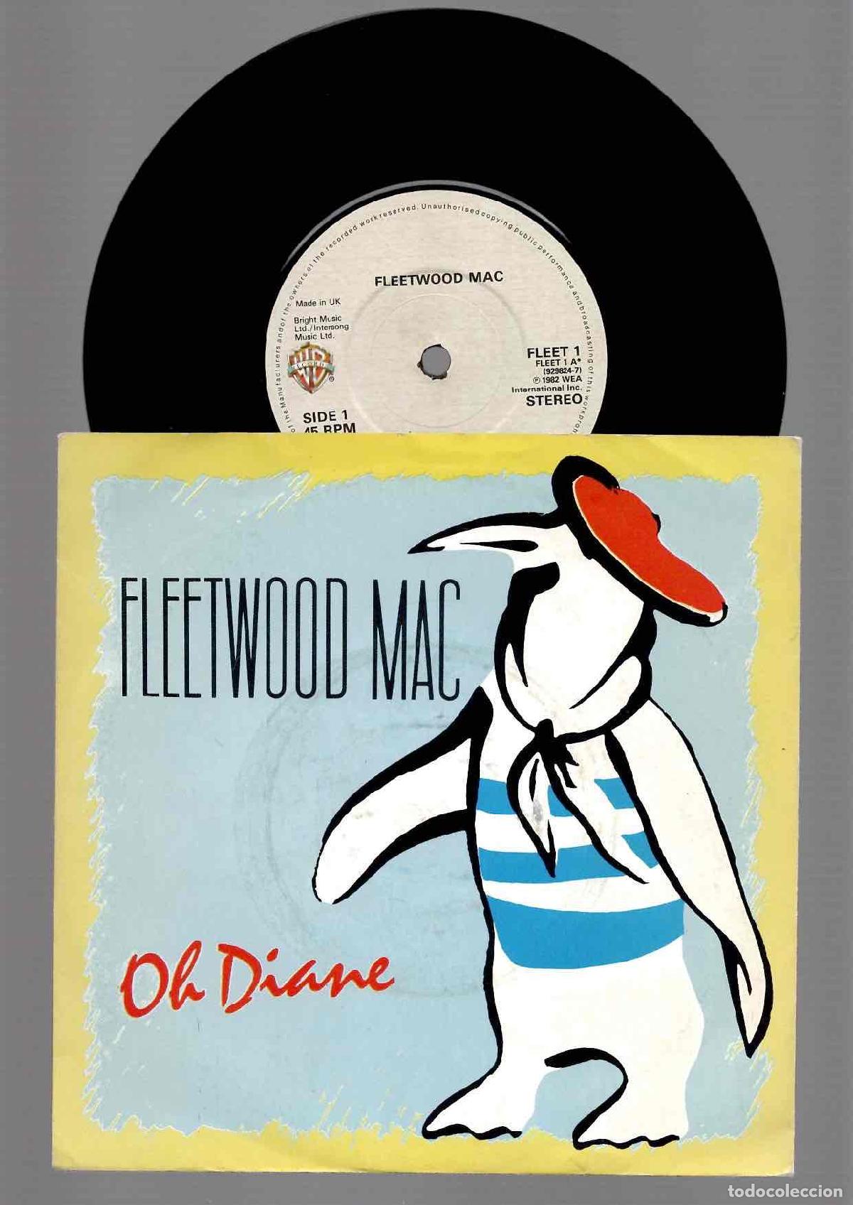 Discos de vinilo: SINGLE FLEETWOOD MAC OH DIANE. WARNER BROS 1982