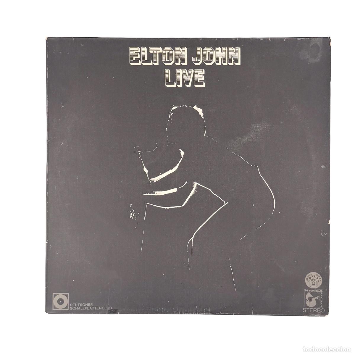 LP. Elton John. Live (G+/G+)