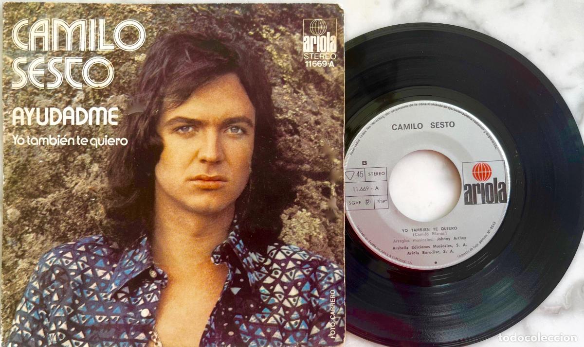 Discos de vinilo: CAMILO SESTO. AYUDAME. SINGLE ORIGINAL 1974