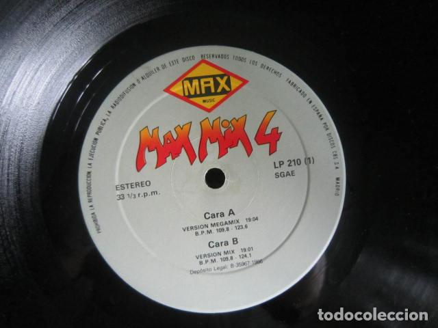 Discos de vinilo: MAX MIX 4 DOBLE LP - ORIGINAL ESPA&Ntilde;OL - MAX RECORDS 1980 SIN FUNDA - MUY NUEVOS (5)