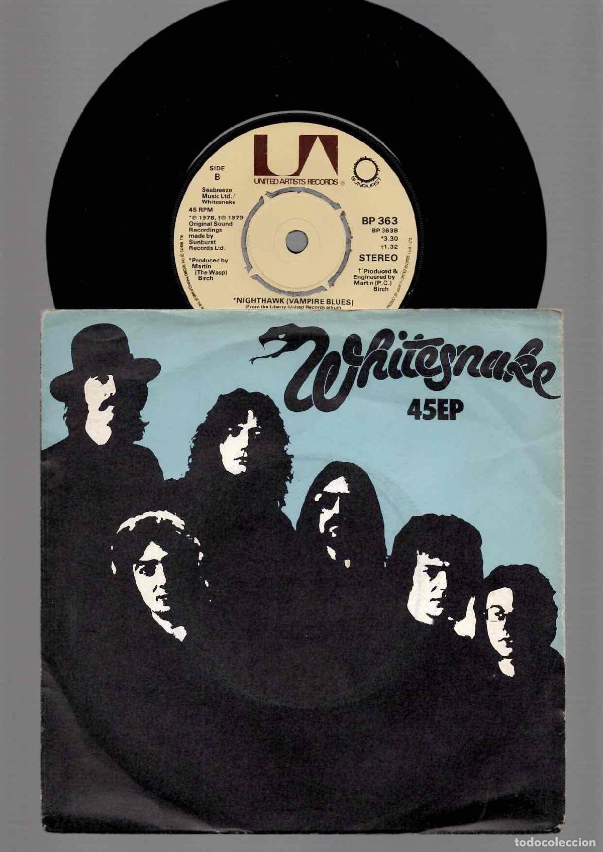 Discos de vinilo: SINGLE WHITESNAKE 45 EP. UNITED ARTISTS 1979