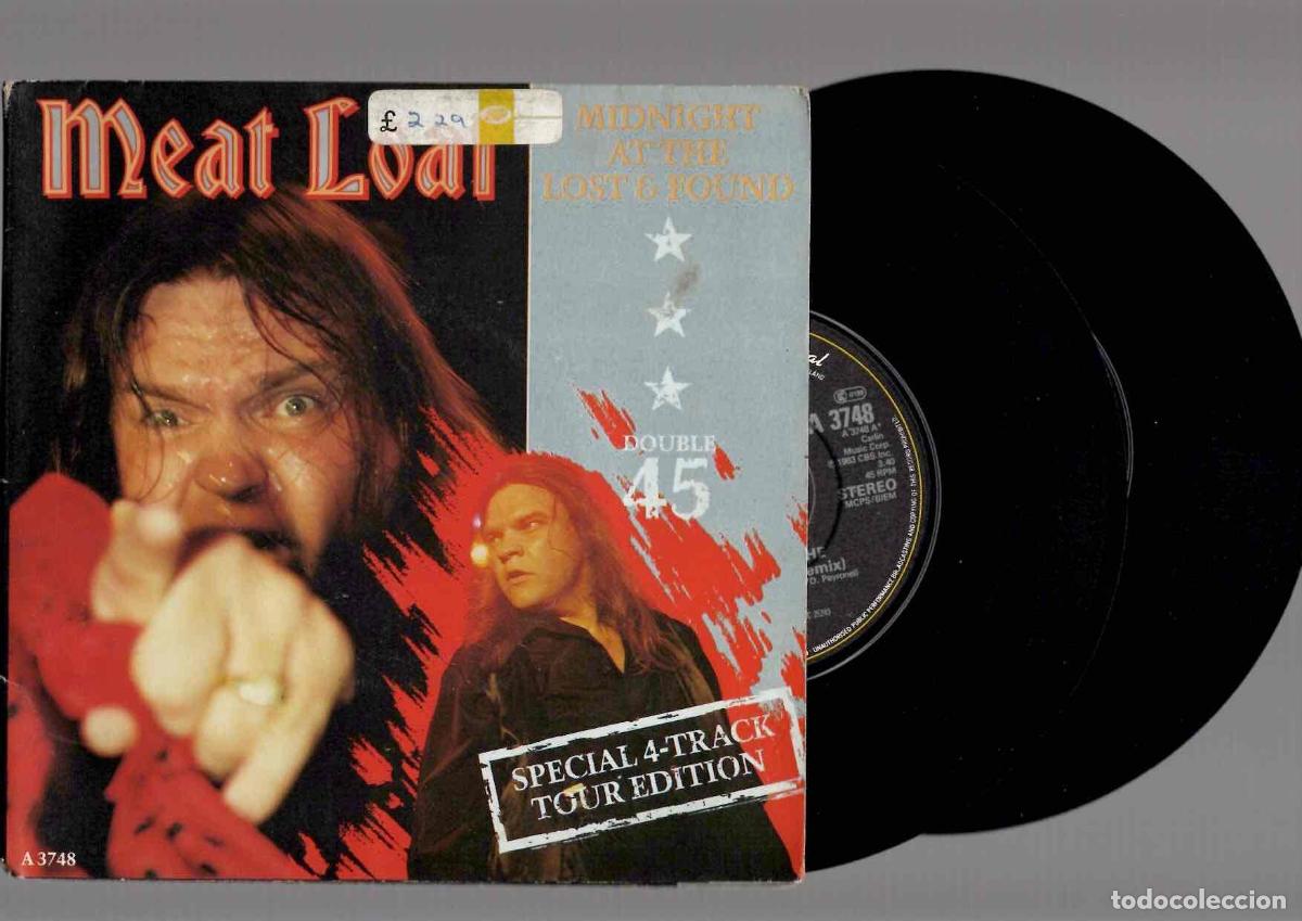 Discos de vinilo: SINGLE MEAT LOAF MIDNIGHT AT THE LOST & FOUND SPECIAL 4 TRACK TOUR EDITION