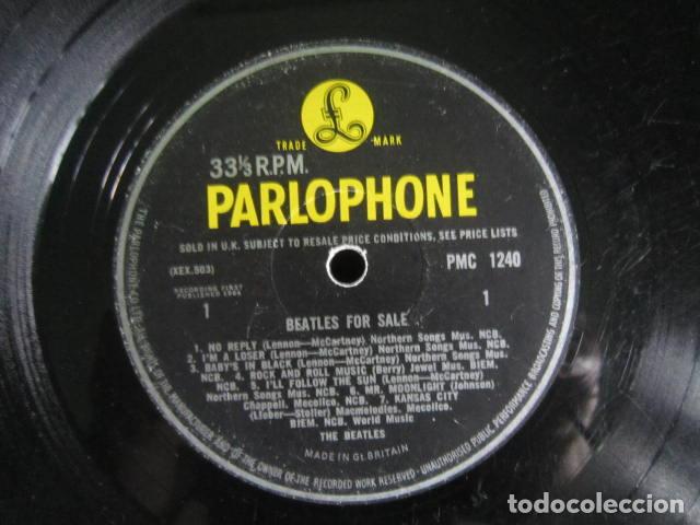 Discos de vinilo: THE BEATLES - BEATLES FOR SALE LP - ORIGINAL INGLES - PARLOPHONE RECORDS 1964 - MONOAURAL -