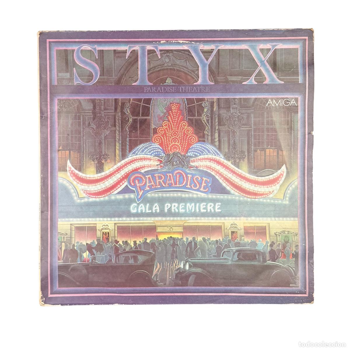 Discos de vinilo: LP. Styx. Paradise Theatre (VG/G+)