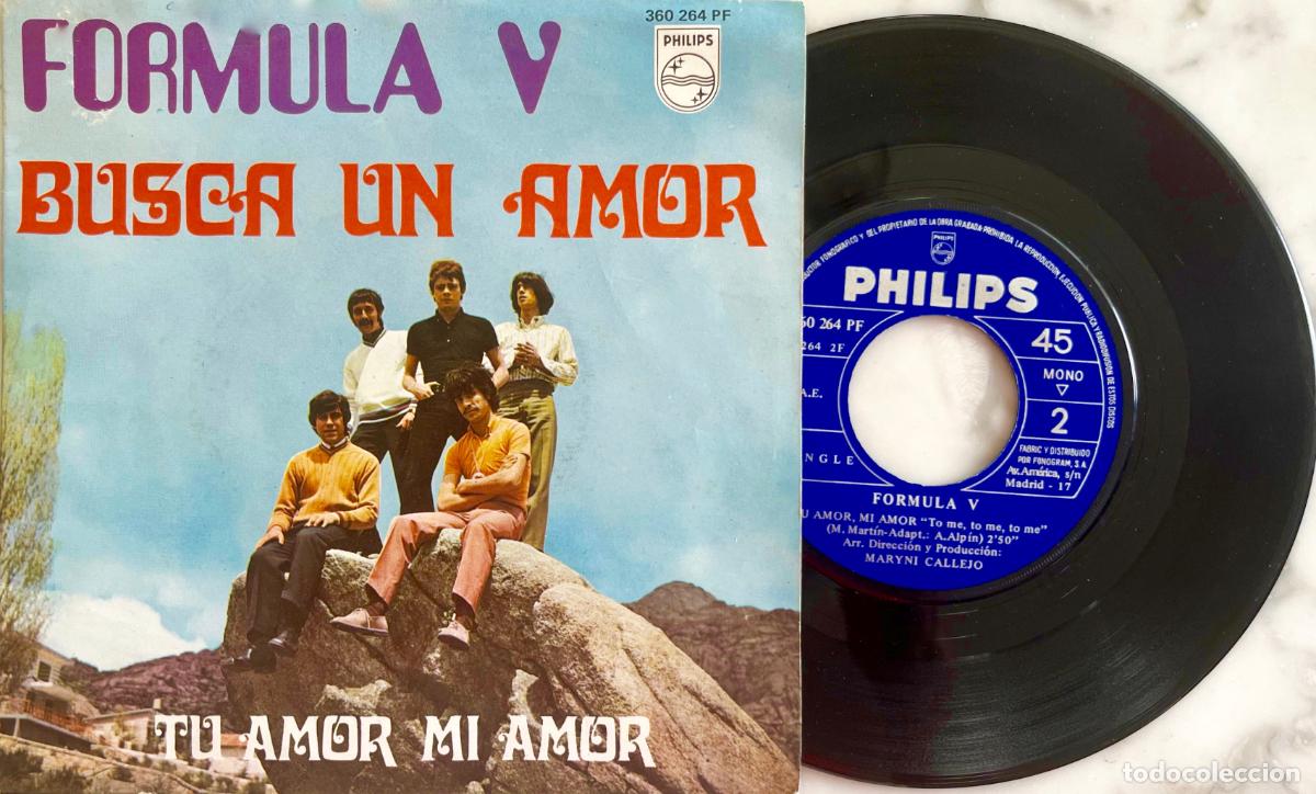 Discos de vinilo: FORMULA V. BUSCA UN AMOR. SINGLE ORIGINAL ESPA&Ntilde;A 1969