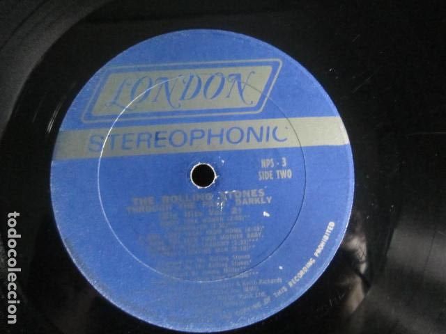 Discos de vinilo: THE ROLLING STONES - THROUGH THE PAST DARKLY LP - ORIGINAL U.S.A. - LONDON RECORDS 1969 STEREO -
