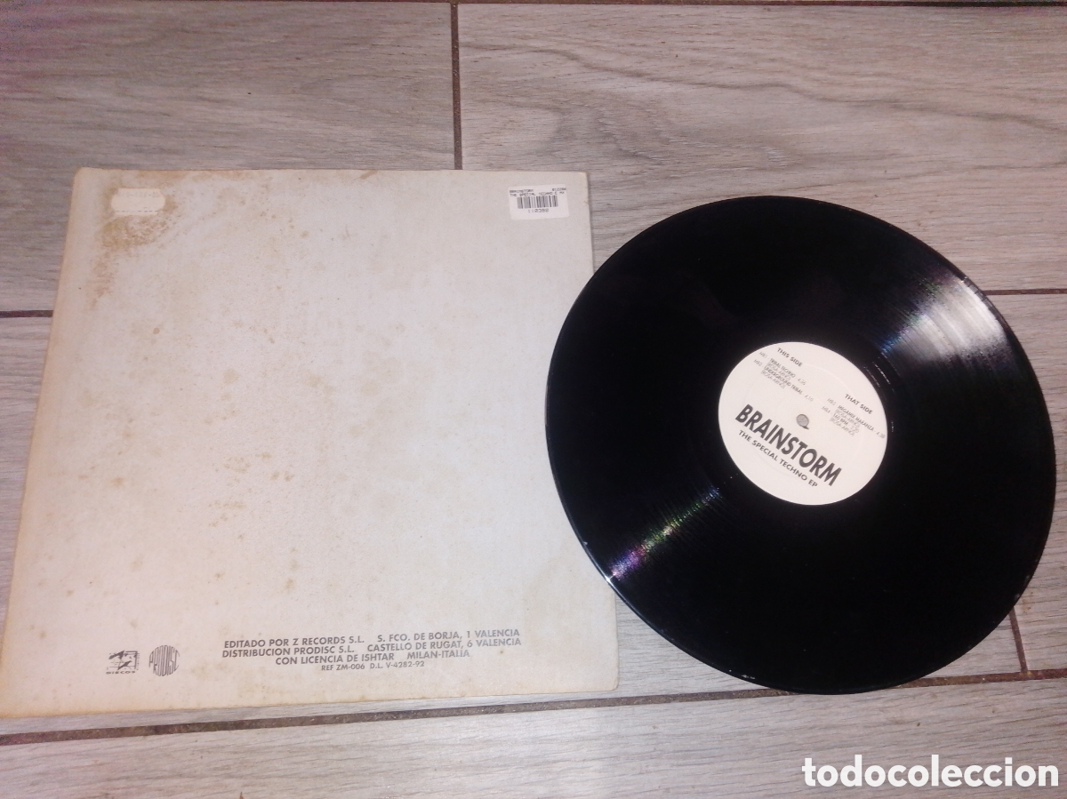 Discos de vinilo: BRAINSTORM - THE SPECIAL TECHNO EP - SPAIN - Z DISCOS - LV - - Foto 2
