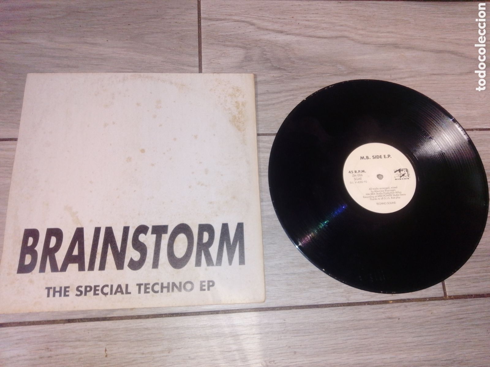 Discos de vinilo: BRAINSTORM - THE SPECIAL TECHNO EP - SPAIN - Z DISCOS - LV -