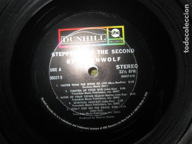 Discos de vinilo: STEPPENWOLF -STEPPENWOLF THE SECOND LP - ORIGINAL U.S.A. - DUNHILL RECORDS 1968 - STEREO
