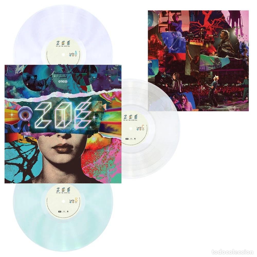 Discos de vinilo: ZOE - TRIPLE VINILO - CERO UNO DIEZ VEINTICINCO - EN DIRECTO
