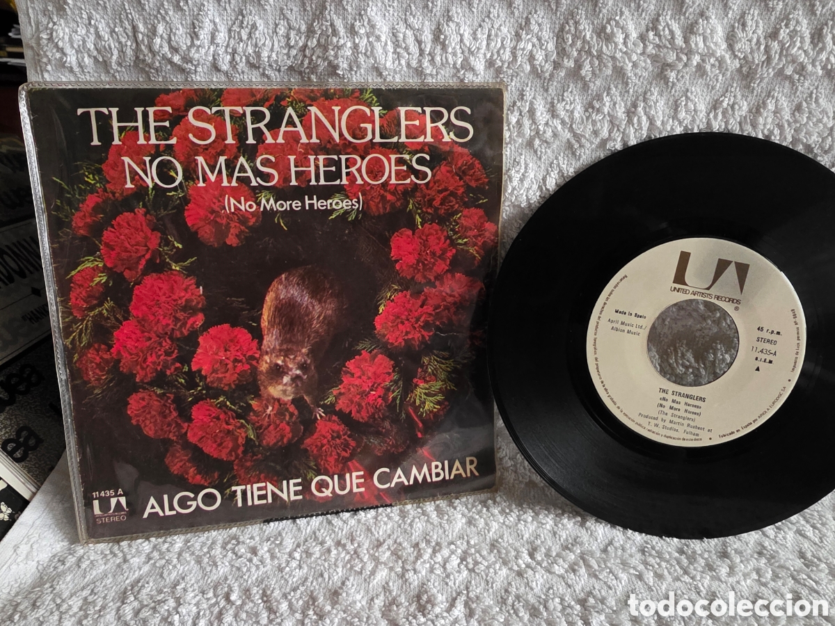 Discos de vinilo: The Stranglers&nbsp;&ndash;&nbsp;No Mas Heroes (No More Heroes 1978 EDICI&Oacute;N ESPA&Ntilde;OLA.