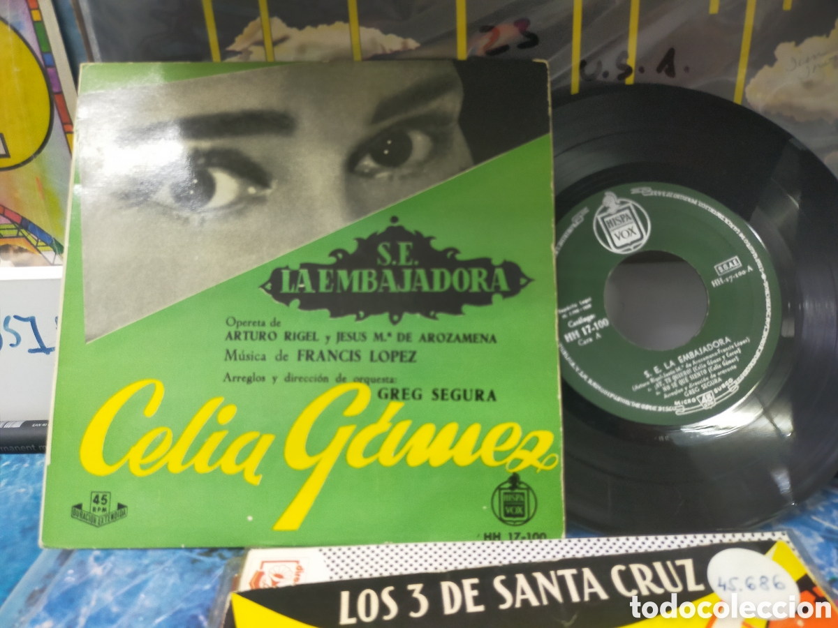 Discos de vinilo: Celia gamez ep ay,te quiero! + 3 1959