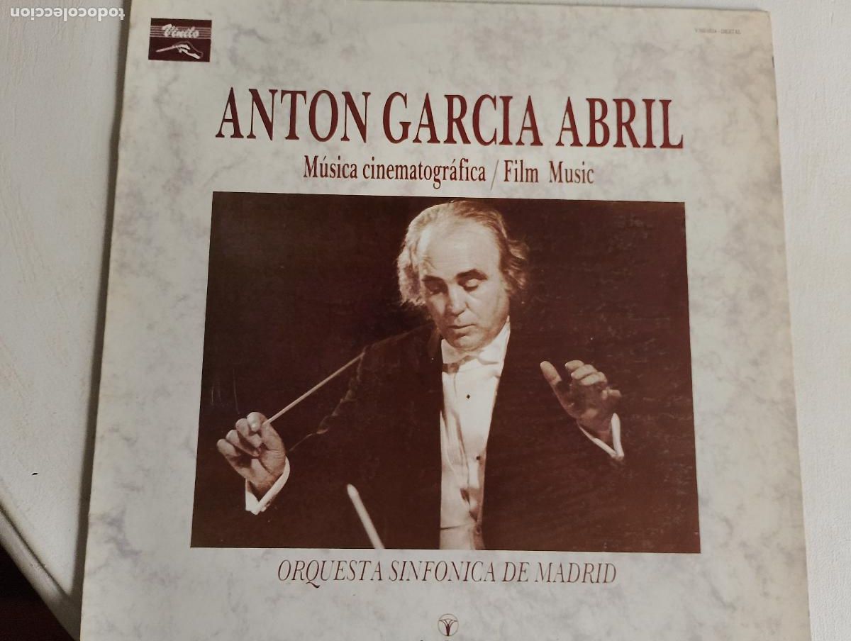 Discos de vinilo: Ant&oacute;n Garc&iacute;a Abril &ndash; M&uacute;sica Cinematogr&aacute;fica, 1987, Stage & Screen