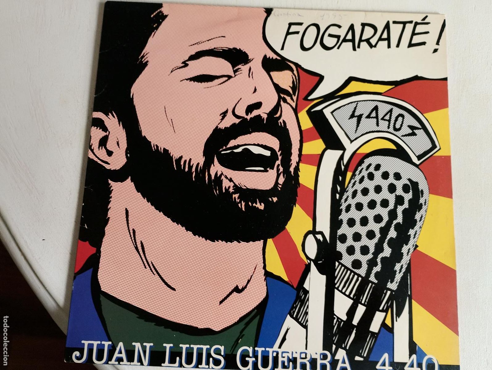 Discos de vinilo: Juan Luis Guerra 4 40,Dolor de muelas! ,1994,ed espa&ntilde;ola, Bachata , Merengue