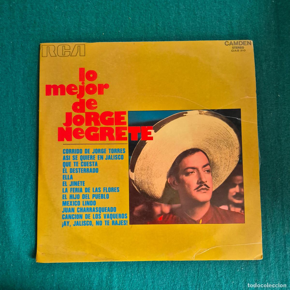 Discos de vinilo: Jorge Negrete &ndash; Lo Mejor De Jorge Negrete