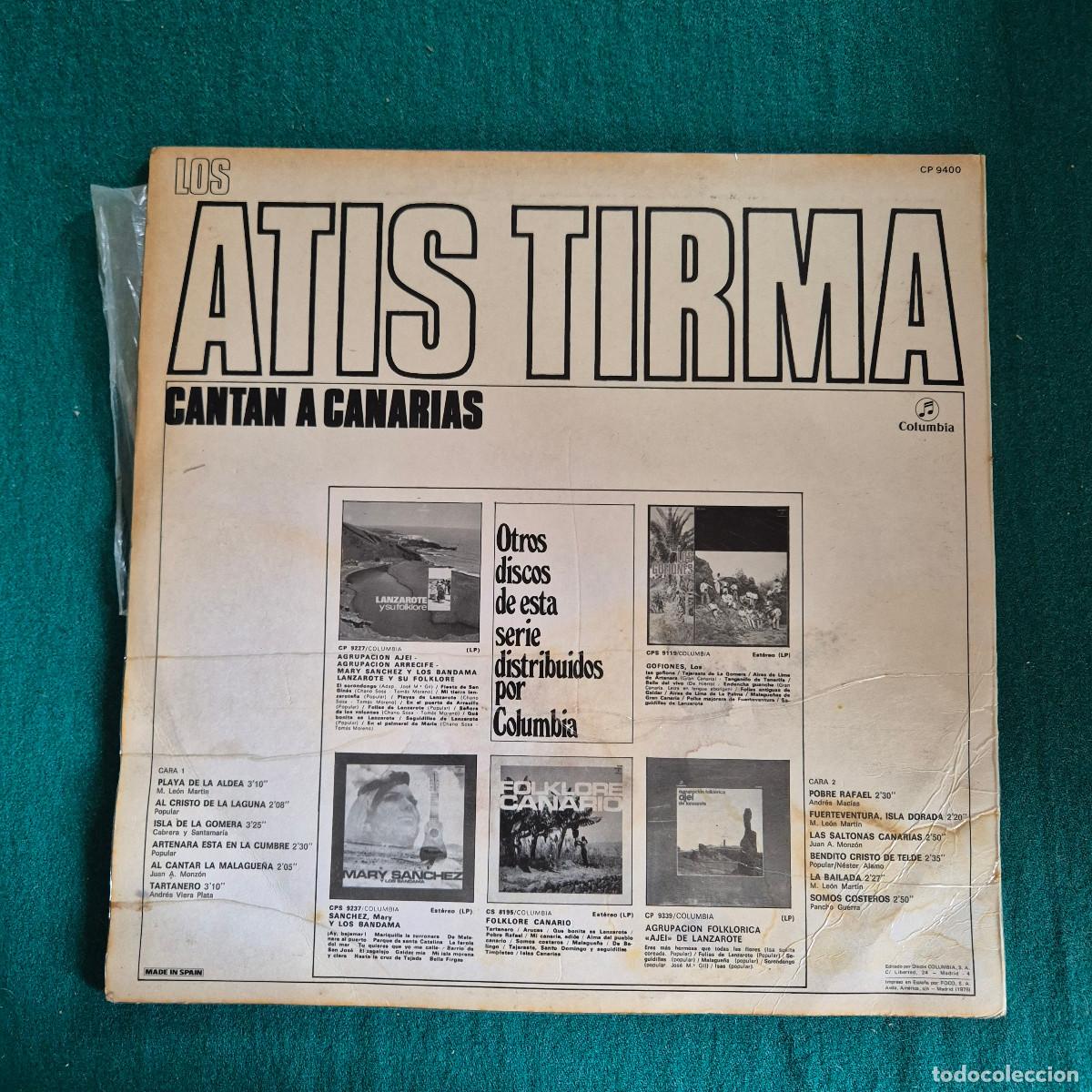 Discos de vinilo: LOS ATIS TIRMA CANTAN A CANARIAS - Foto 2