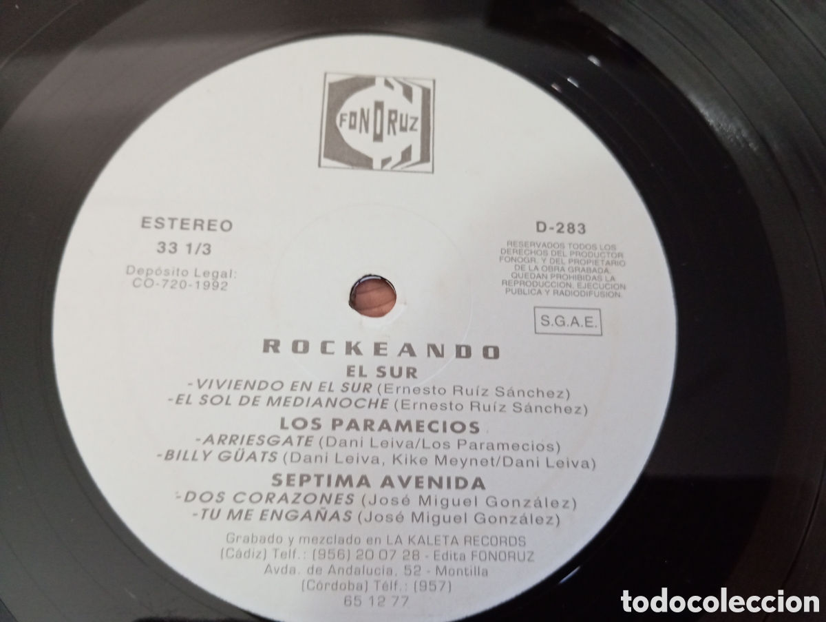 Discos de vinilo: ROCKEANDO - ROCKEANDO , 1992 - Foto 4