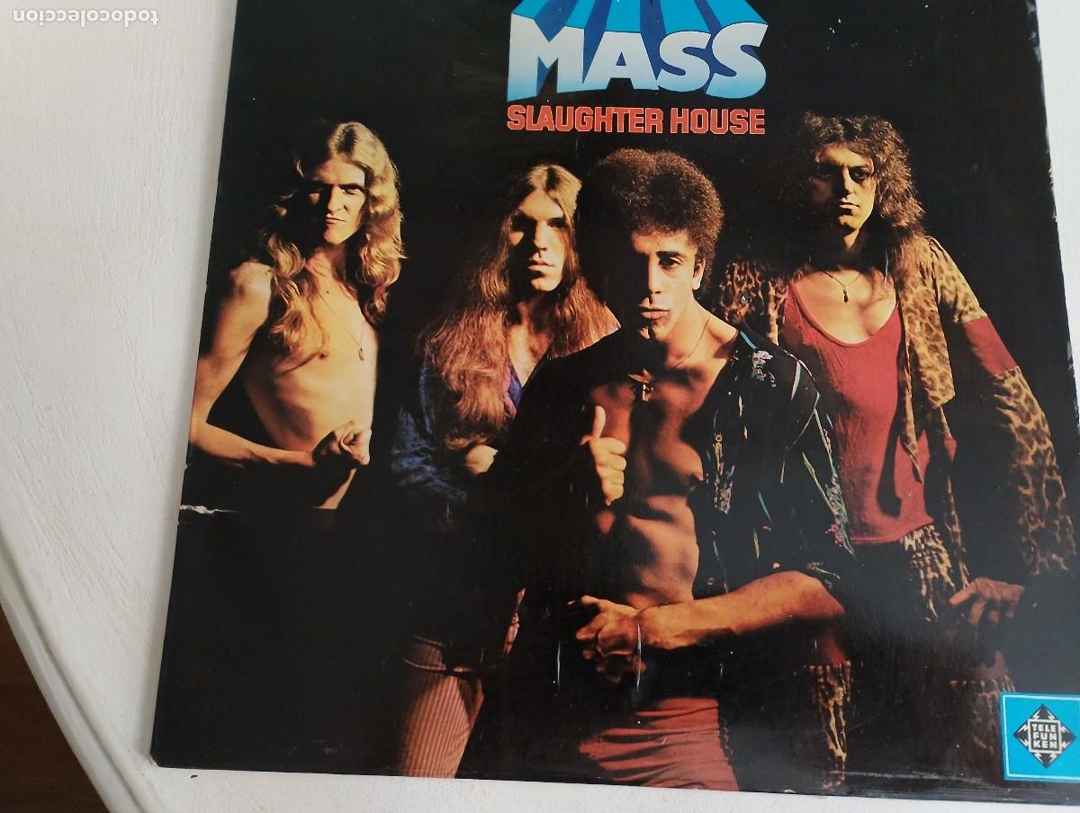 Discos de vinilo: Mass &ndash; Slaughter House,1980ed espa&ntilde;ola, Hard Rock