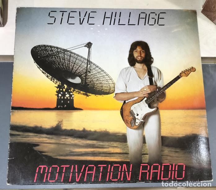 Discos de vinilo: Steve Hillage - Motivation Radio - LP Virgin ref. 25 468 XOT. Ed. alemana 1977.