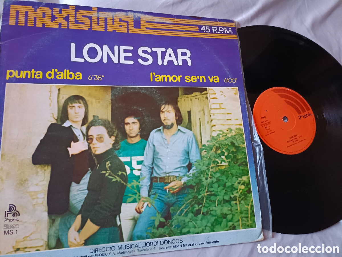 Discos de vinilo: LONE STAR Punta d'alba MAXI VINILO 1977