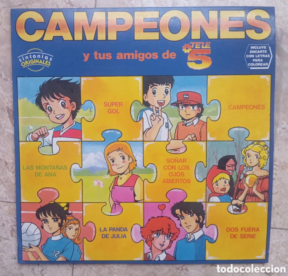 Discos de vinilo: VINILO CAMPEONES Y TUS AMIGOS DE TELE 5