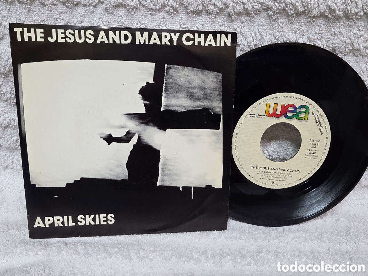 Discos de vinilo: THE JESUS AND MARY CHAIN/ APRIL SKIES - PROMOCIONA ESPA&Ntilde;OL 1987